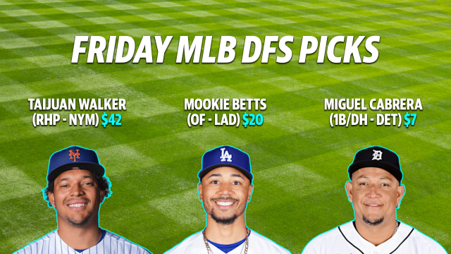 MLB Daily Fantasy Picks - Aug. 5th