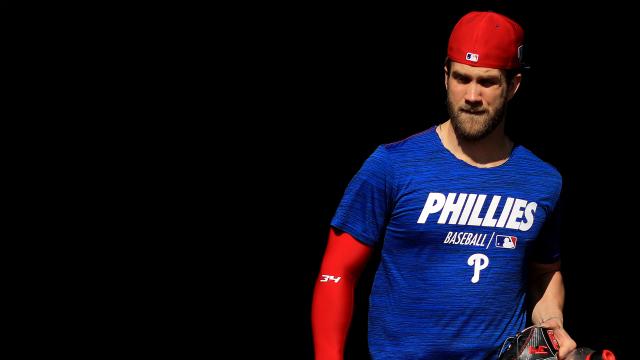 Bryce Harper's wife shames woman for trying to message him