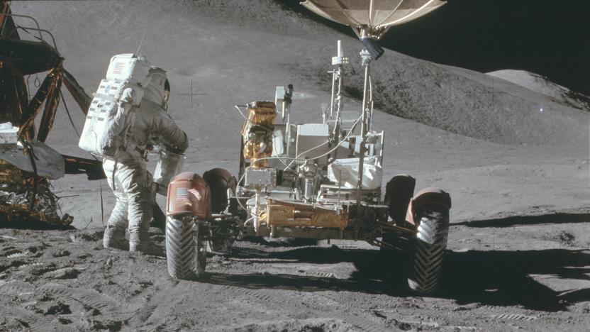 Lunar Roving Vehicle as part of Apollo 15 Moon mission