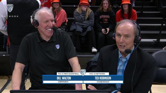 Bill Walton and Ted Robinson recap Oregon’s last-second win vs. Oregon State