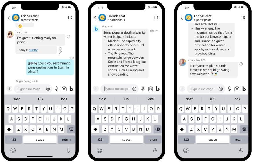 Microsoft Brings Its Bing Ai Chatbot To Mobile Apps And Skype Engadget