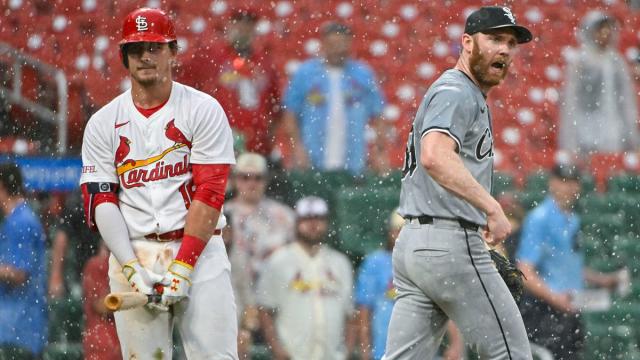 White Sox' John Brebbia didn't want to stop playing in downpour