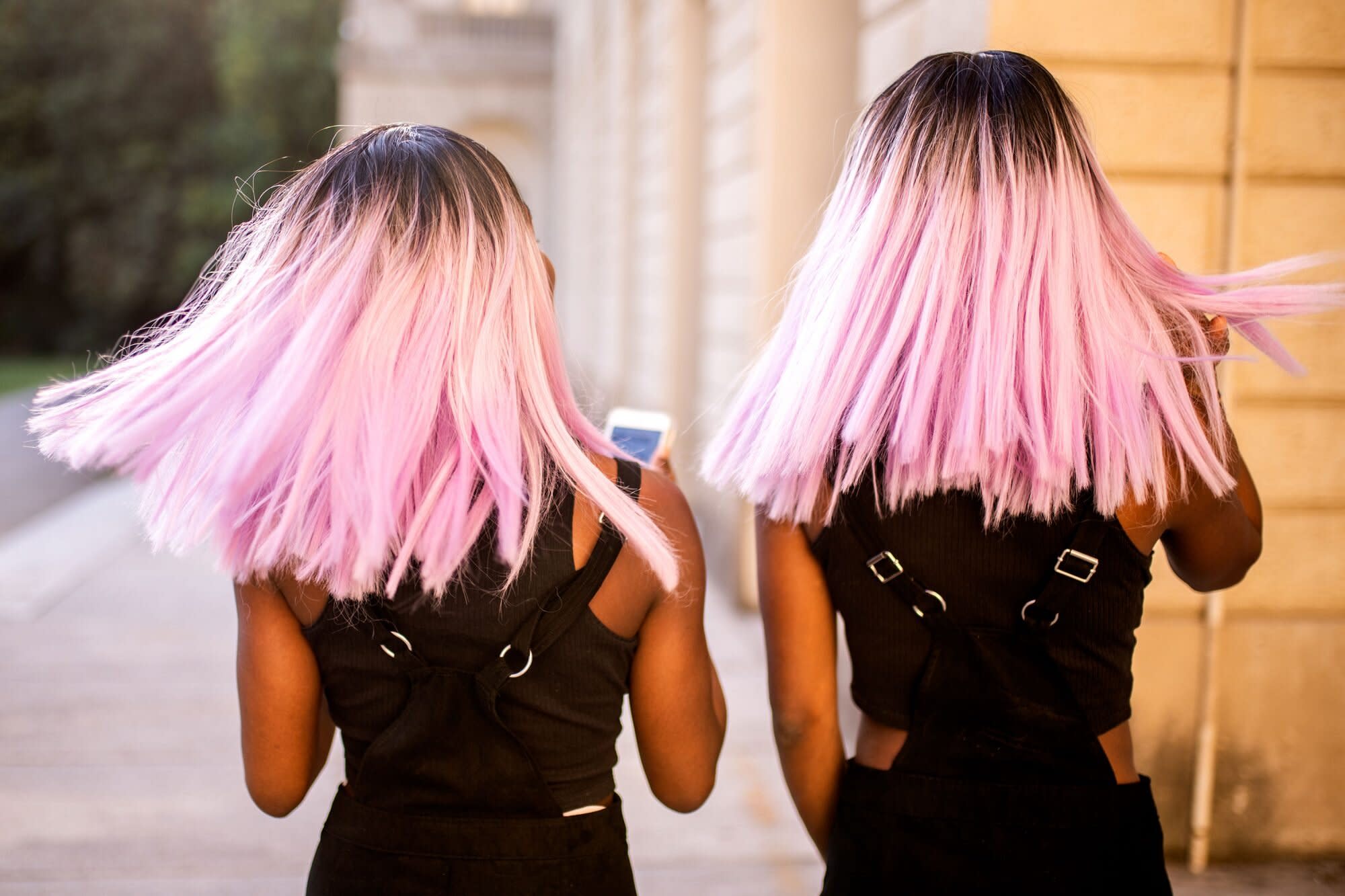 coloured hair wigs