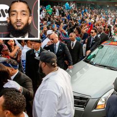 Nipsey Hussle's Memorial Married by Violence, Drive-By on Procession Route Leaves 1 Dead, 3 Injured