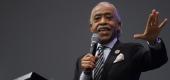 The Rev. Al Sharpton delivering a feulogy at the funeral of Andrew Brown Jr. in Elizabeth City, N.C. (AP)