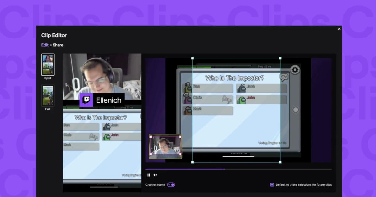 Creating vertical videos is now easier with Twitch’s new clip editor