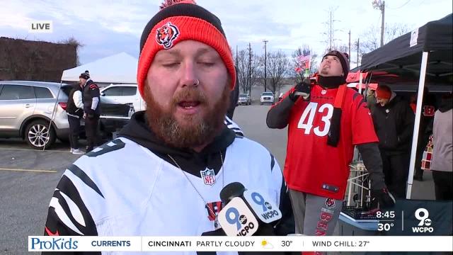 Fans tailgate before Bengals first game of season