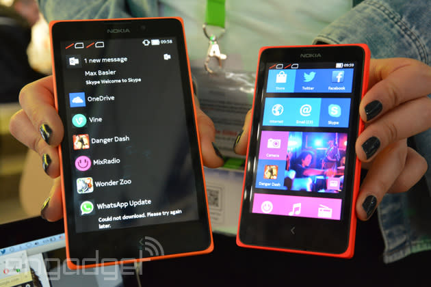 Hands On With Nokia S X Family Of Android Smartphones Video Engadget - astro slide 5 roblox