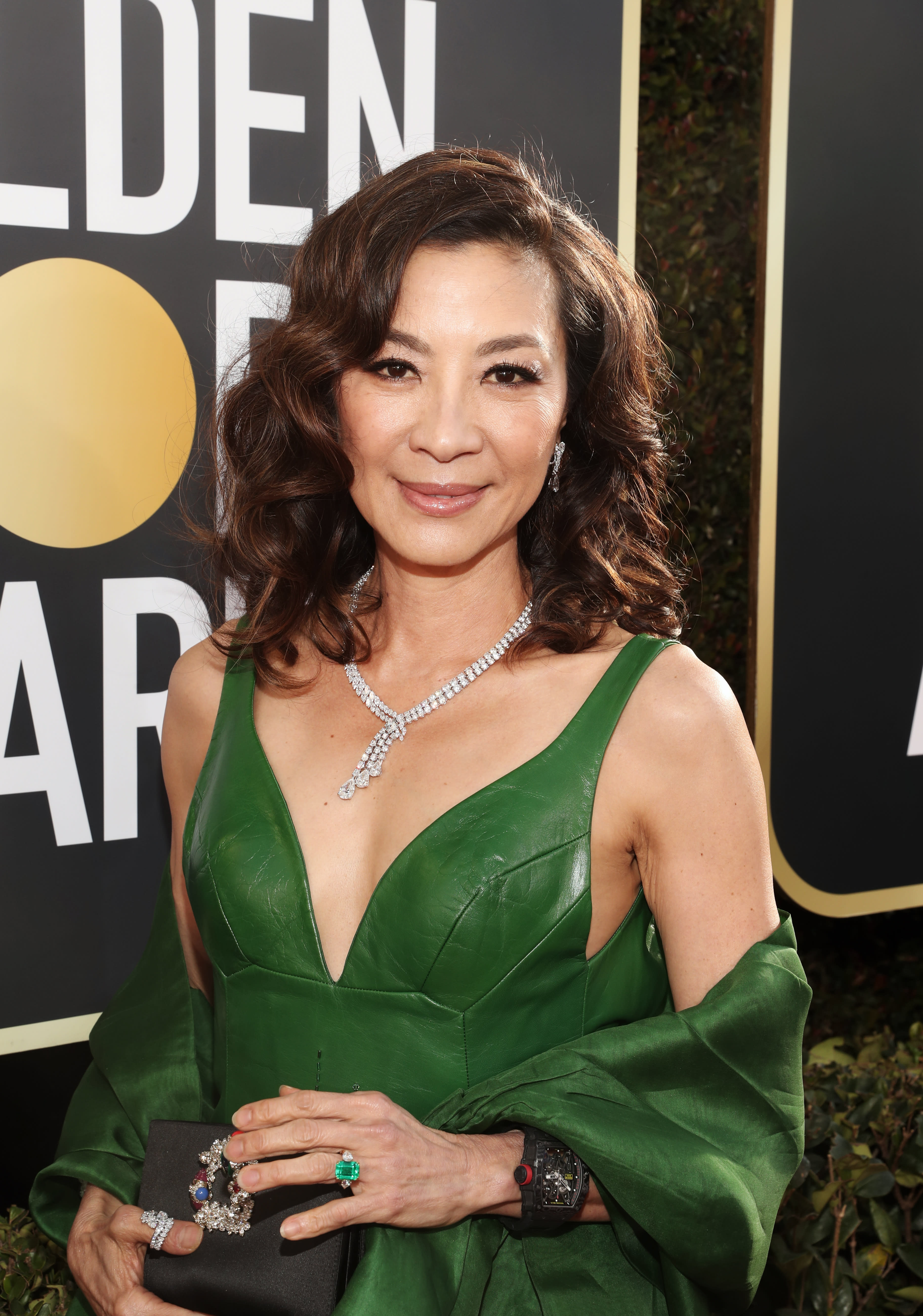Michelle Yeoh Wore The Actual Emerald Ring From Crazy Rich Asians To