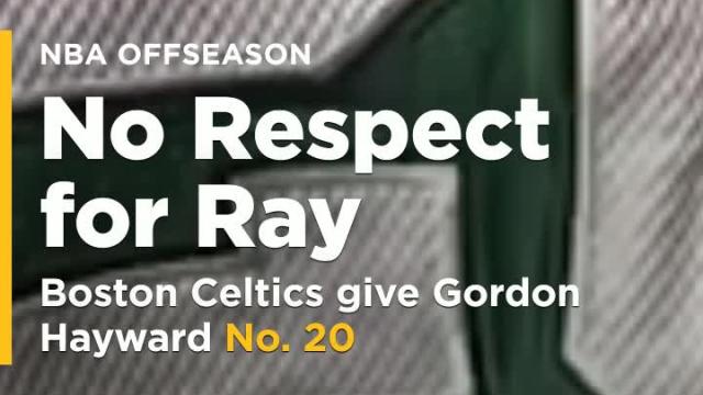 Celtics give Gordon Hayward No. 20, give further evidence of their