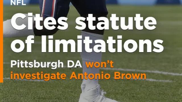 Pittsburgh DA reportedly won't investigate Antonio Brown for sexual assault due to statute of limitations