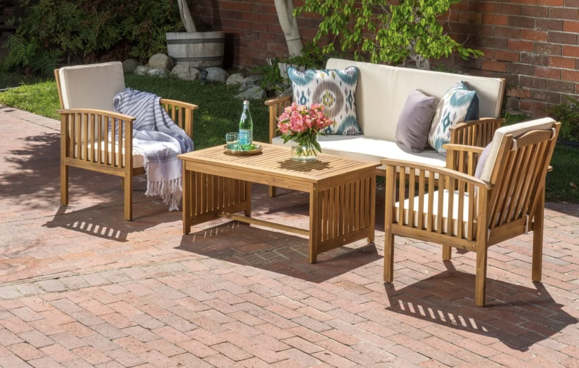 Outdoor Wood Patio Furniture Sets : Patio  Pro