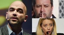 Saviano a Meloni e Salvini: “Odio verso Segre è responsabilità vostra”