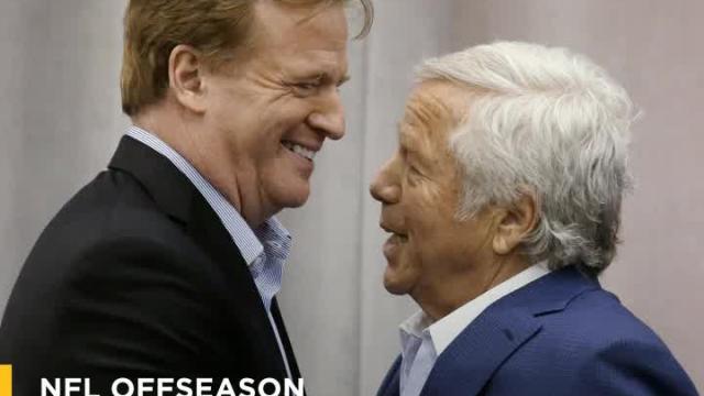 Roger Goodell and Robert Kraft are best buddies again