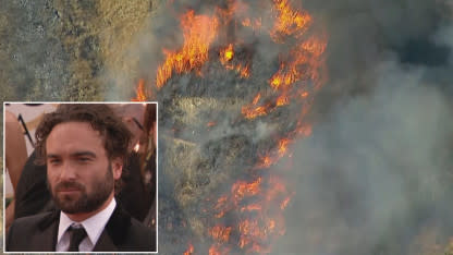 Massive Fire Destroys Home of &apos;Big Bang Theory&apos; Star Johnny Galecki