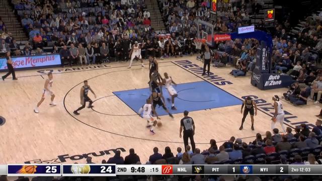 Jaren Jackson Jr. with a 2-pointer vs the Phoenix Suns