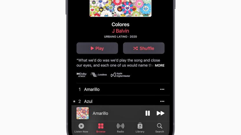 Apple Music Lossless is now available on supported devices