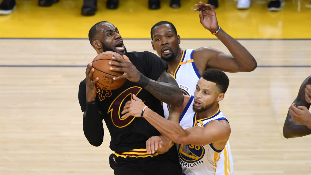 LeBron playoff exit ends amazing streak that also involves Steph, KD