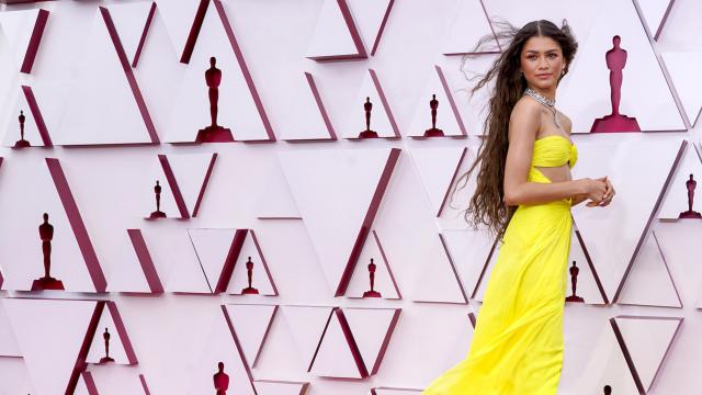 Zendaya Looks Like a Goddess at Louis Vuitton Show