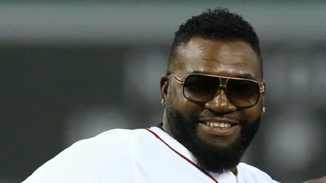 David Ortiz tosses first pitch at Fenway Park in first appearance since getting shot