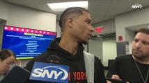 Josh Hart on potentially closing out Knicks' series on the road, laughs at idea of being a PF