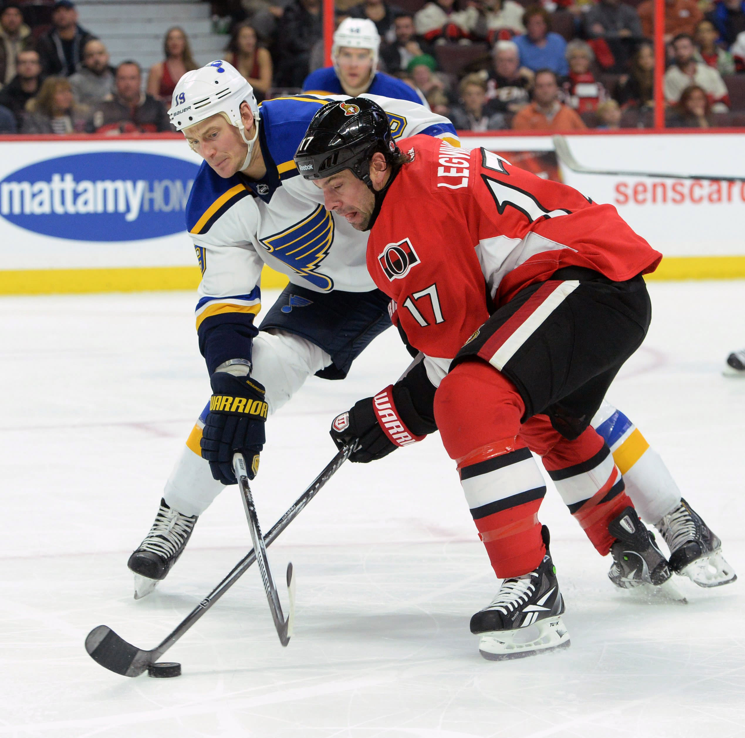 Jay Bouwmeester's 'Iron Man' streak ends at 737 straight games