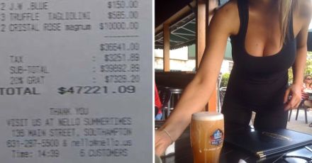 Waitress Gives Herself More Tip Than They Expected