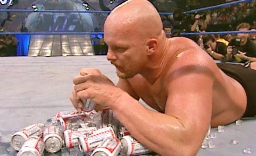 Stone Cold Steve Austin's Beer Chugging Lesson To A Fan Goes Viral