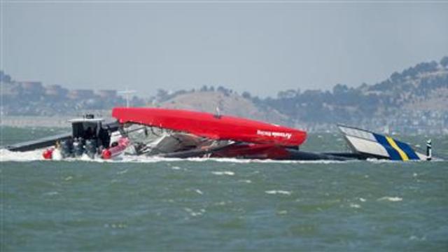 Official: America's Cup Nosedived During Sail