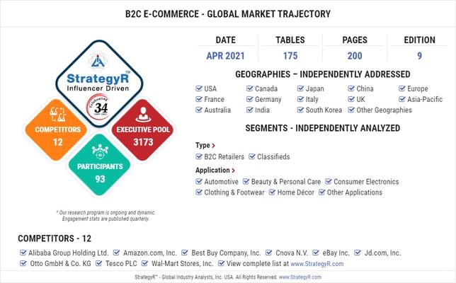 New Analysis From Global Industry Analysts Reveals Steady Growth For B2c E Commerce With The Market To Reach 7 3 Billion Worldwide By 26