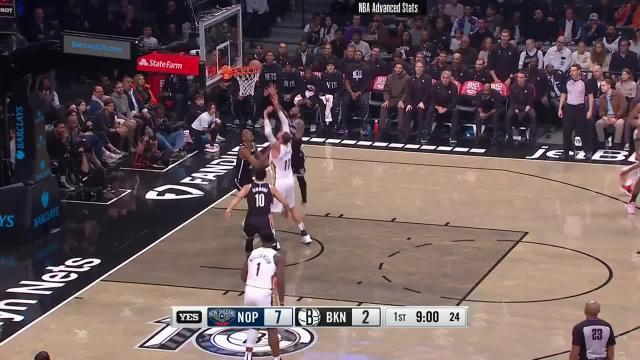 Nets first quarter turnovers vs. Pelicans