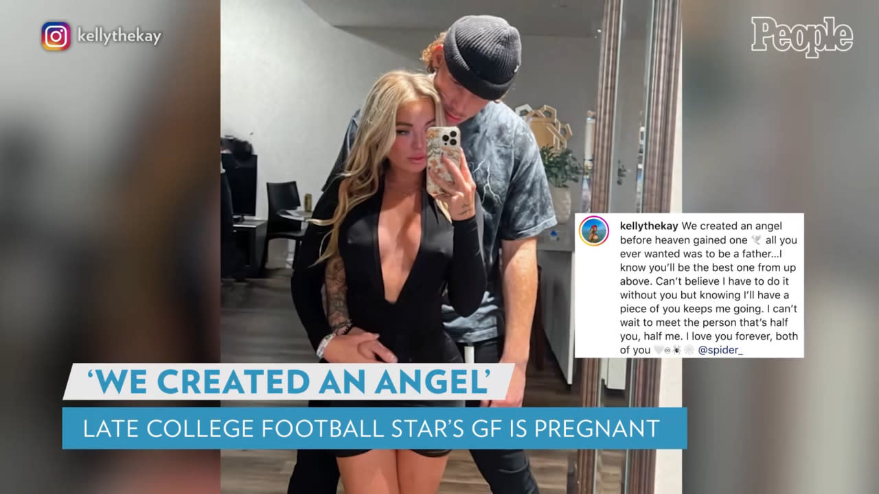 Girlfriend of late Oregon football star Spencer Webb announces she's  pregnant