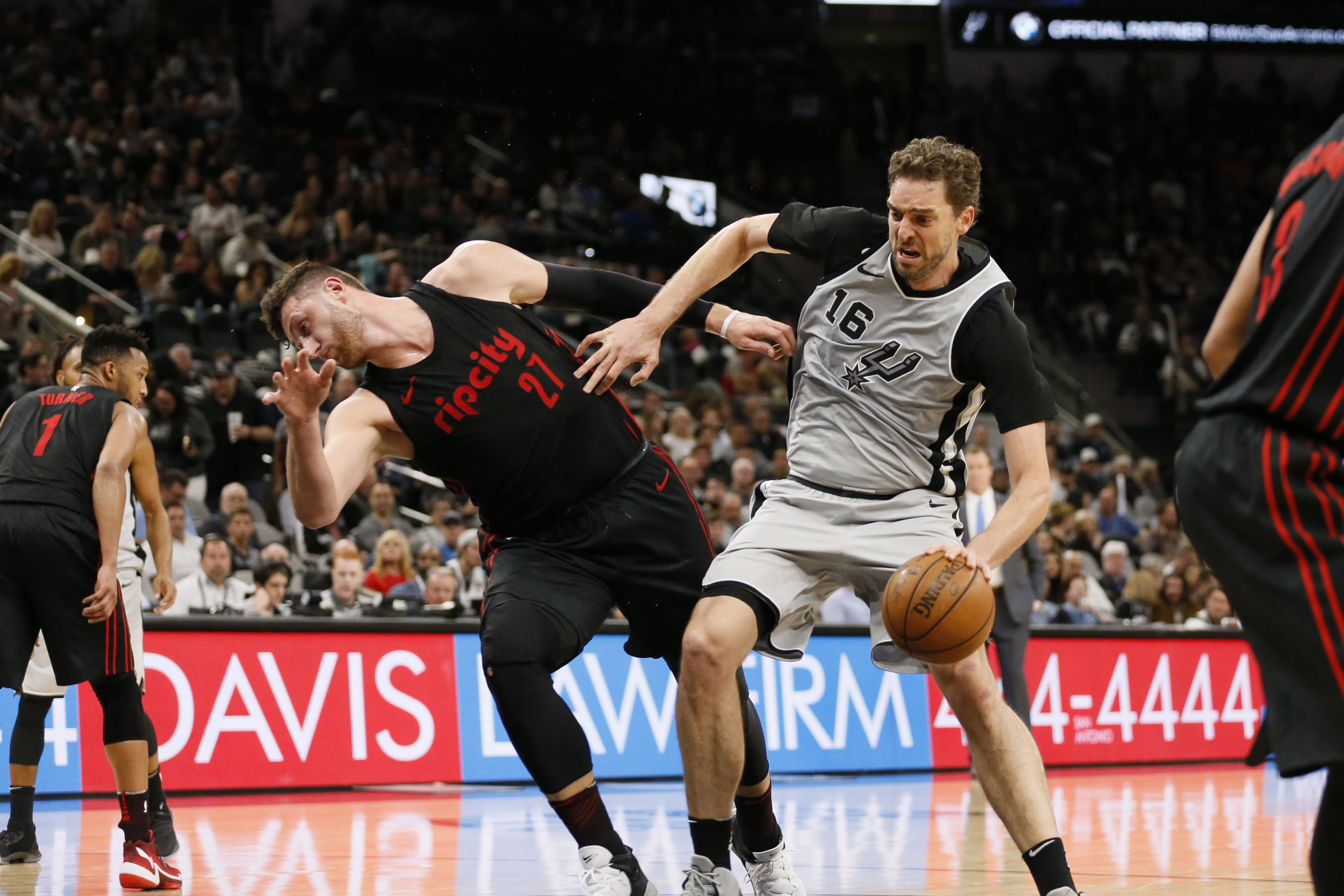 pau gasol blazers jersey