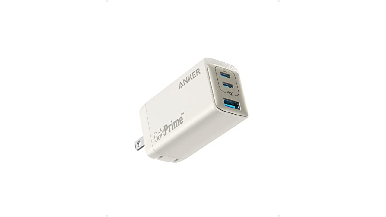 Anker Wall USB Charger, PowerPort III 65W GAN Cargador rápido de 2