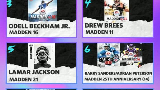 Ranking Madden NFL video game covers best to worst