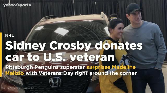 Sidney Crosby donates car won at NHL All-Star Game to U.S. veteran