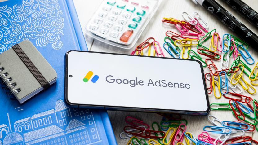 POLAND - 2023/03/07: In this photo illustration a Google Ad Sense logo seen displayed on a smartphone. (Photo Illustration by Mateusz Slodkowski/SOPA Images/LightRocket via Getty Images)