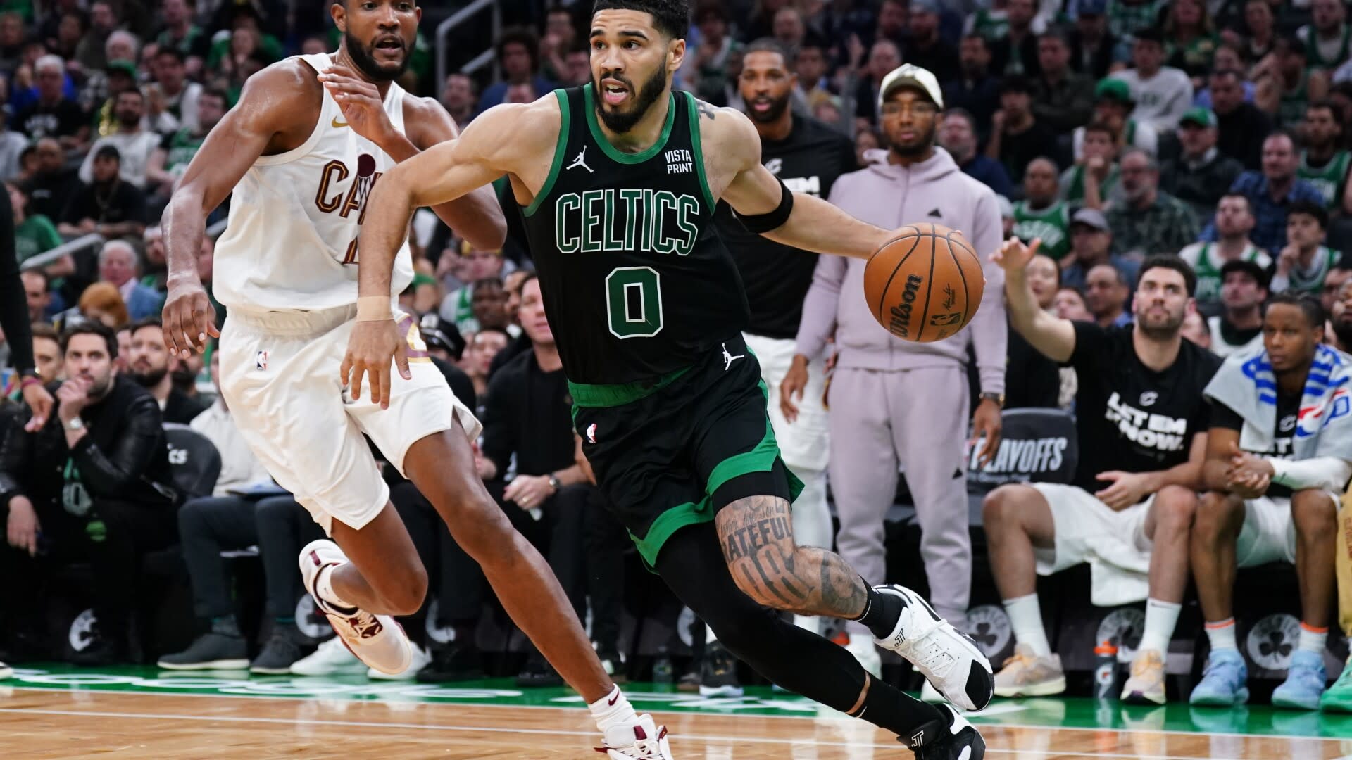 Jayson Tatum scores 25 to lead Celtics past Cavaliers 113-98 and into 3rd consecutive East finals