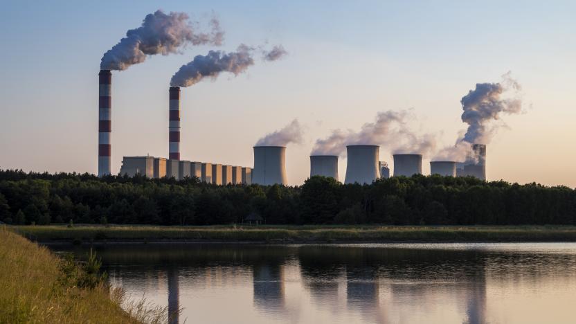 Coal power plant in Poland, Belchatow