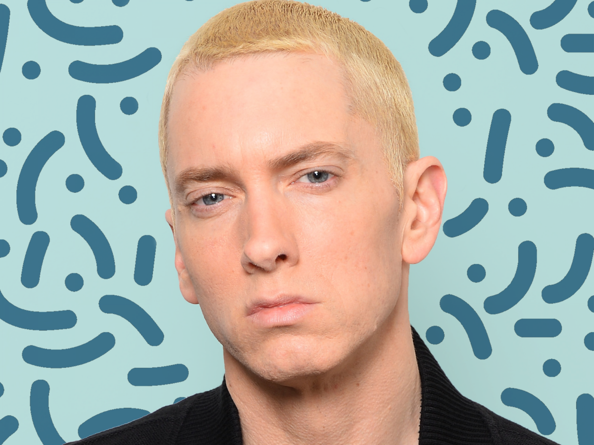 Eminem's Blonde Hair in 2015: The Short and Spiky Style - wide 5