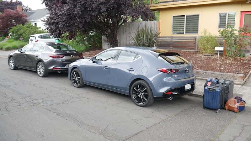 mazda luggage