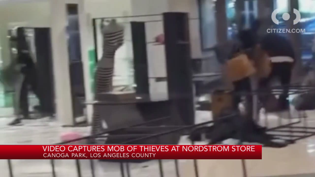 Video: Criminals ransack Topanga Mall Nordstrom stealing up to