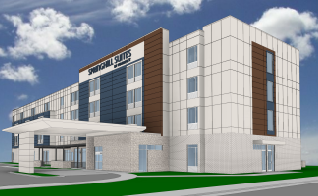 A 103-room Springhill Suites hotel is being proposed for the Whitestone Station mixed-use development in Menomonee Falls