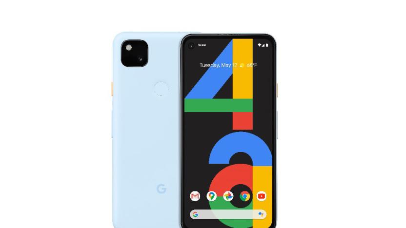 Google's Pixel 4a now comes in Barely Blue.