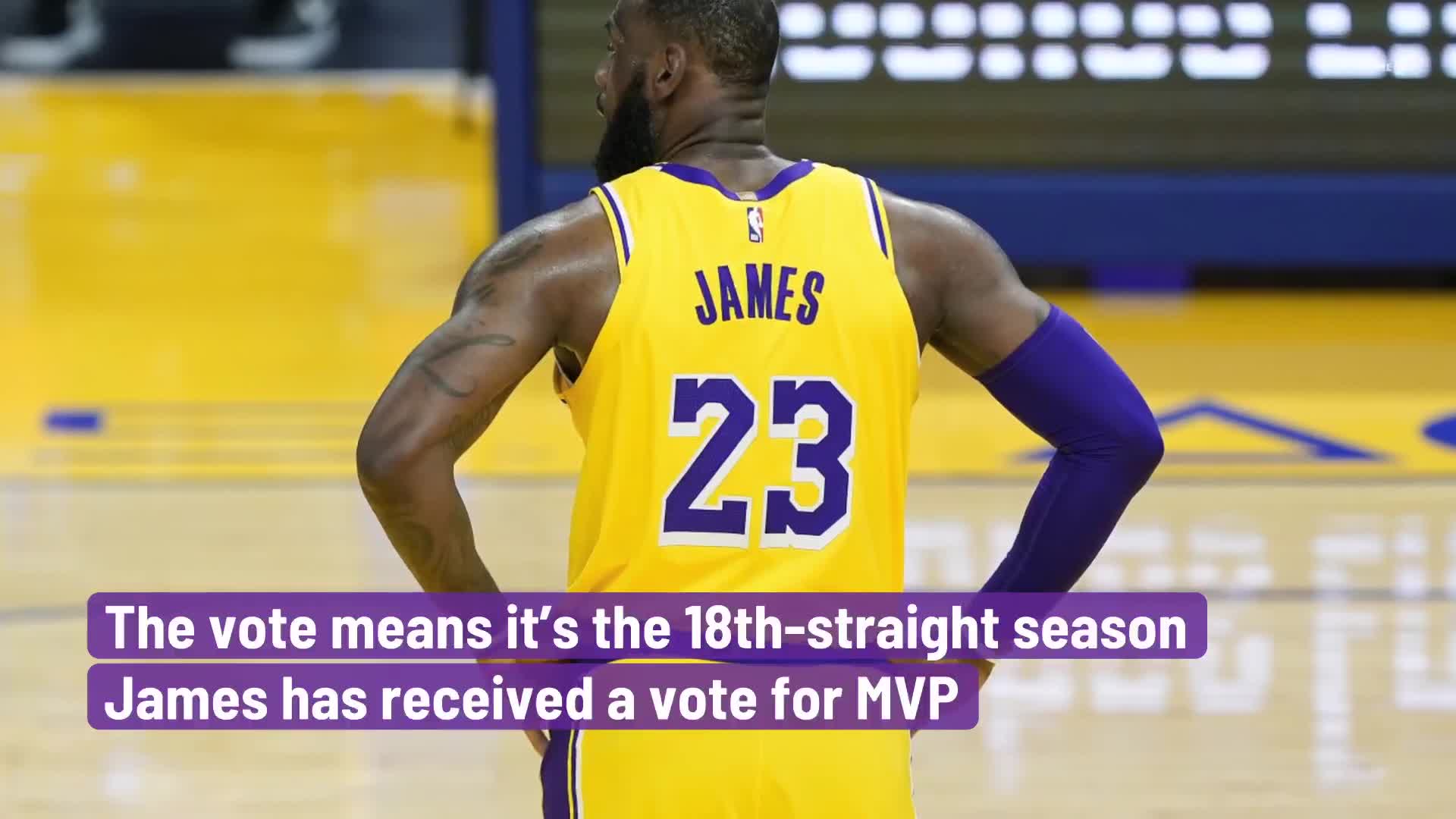 LeBron James' Los Angeles Lakers jersey most popular for second straight  year, NBA News