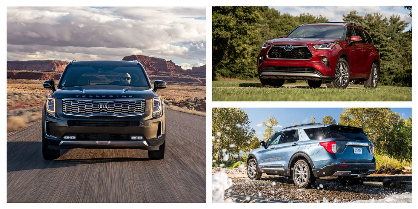 Every 3Row MidSize SUV for 2021 Ranked from Worst to Best