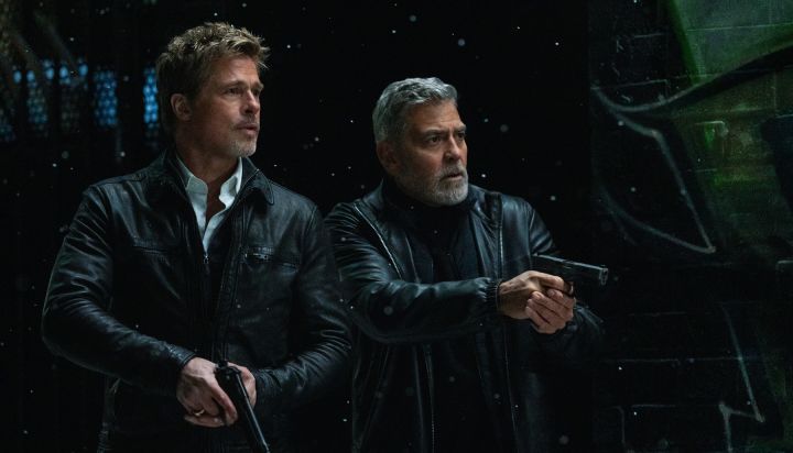 ‘Wolfs’ Reunites George Clooney and Brad Pitt, Parties Like It’s 1999