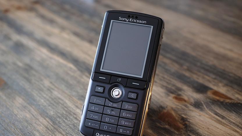 An utterly gorgeous hero shot of Sony Ericsson's K750i from 2005.