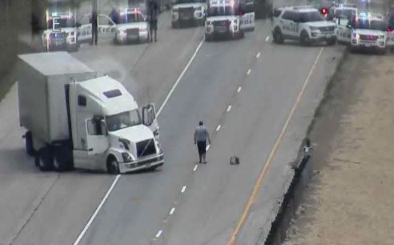 It took a sniper to stop semi driver during pursuit. He's now serving a 7-year s..