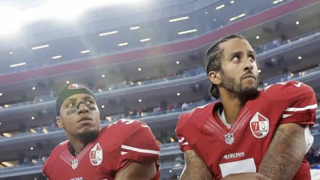 49ers' Eric Reid resumes anthem kneel, urges 'change'